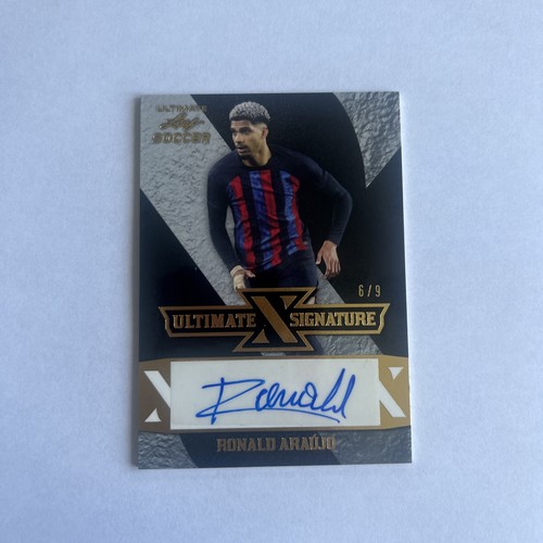 Ronald Araujo 2022 Leaf Ultimate Signature /9