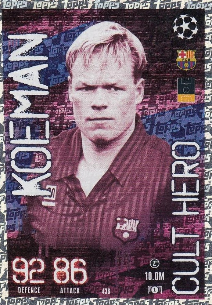 Ronald Koeman 2023 Topps Match Attax UEFA Club Competitions