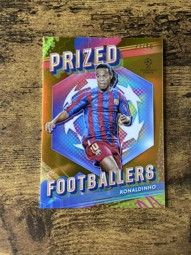 Ronaldinho 2023 Topps Finest Gold /50