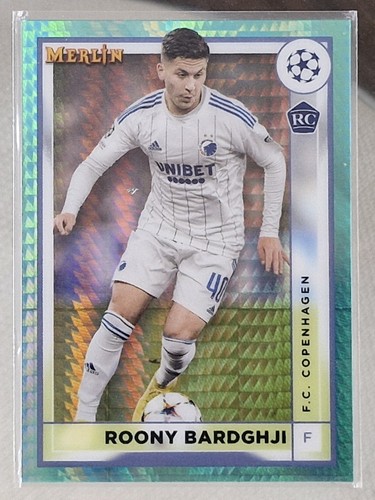 Roony Bardghji 2022 Topps Merlin Chrome Aqua