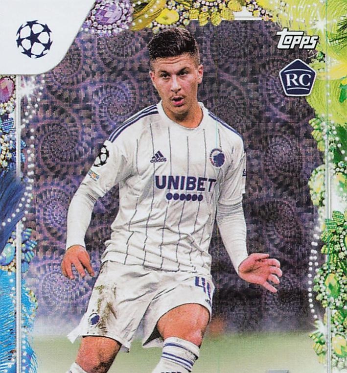 Roony Bardghji 2022 Topps UEFA Club Competitions Carnaval Edition