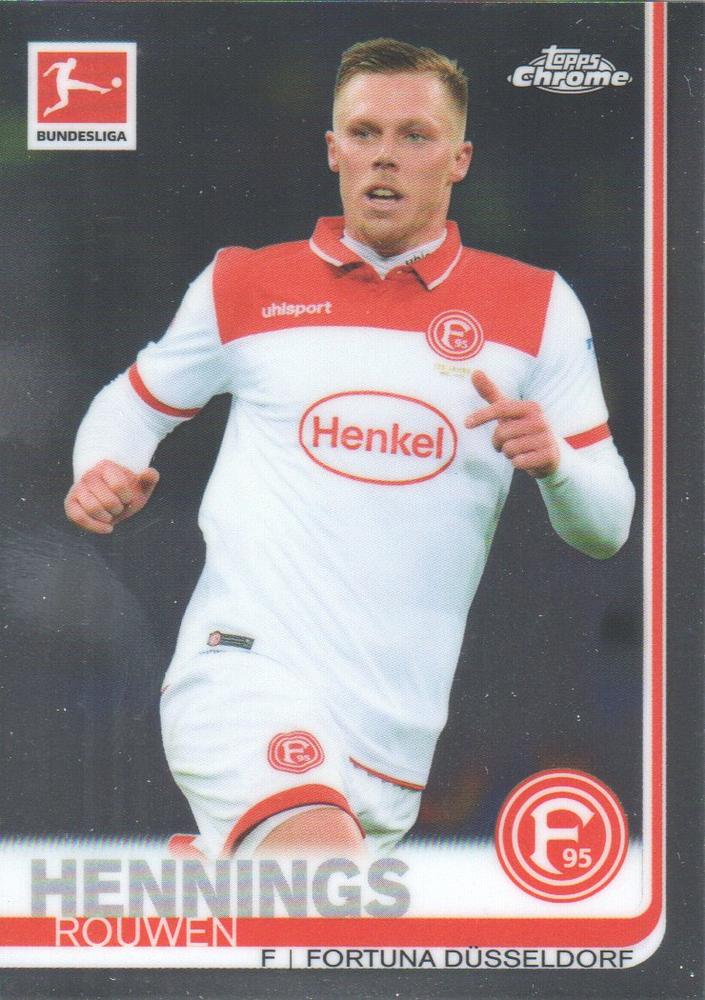 Rouwen Hennings 2019 Topps Chrome Bundesliga 15