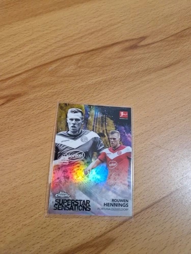 Rouwen Hennings 2018 Topps Chrome Bundesliga Gold /50