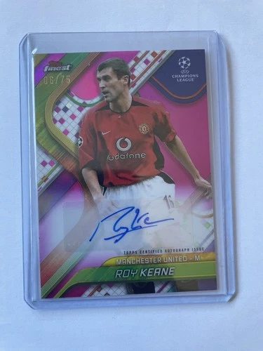 Roy Keane 2024 Topps Finest Pink /75