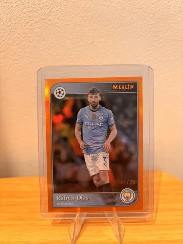 Ruben Dias 2024 Topps Merlin Chrome /25
