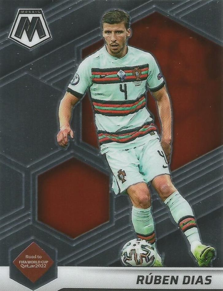 Ruben Dias 2021 Panini Mosaic Road to FIFA World Cup