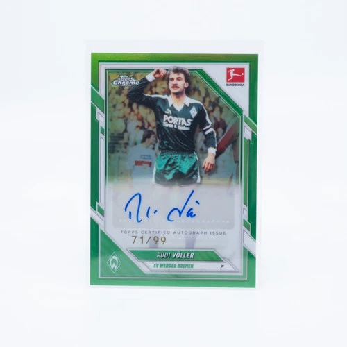 Rudi Völler 2025 Topps Chrome Green /99