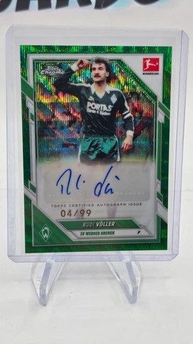 Rudi Völler 2025 Topps Chrome Green Wave /99