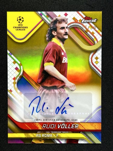 Rudi Völler 2024 Topps Finest Gold /50