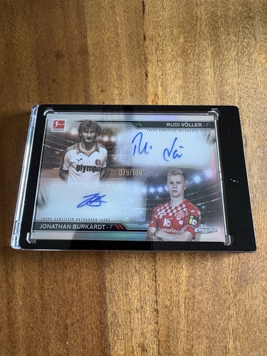 Rudi Völler & Jonathan Burkardt 2024 Topps Chrome /100