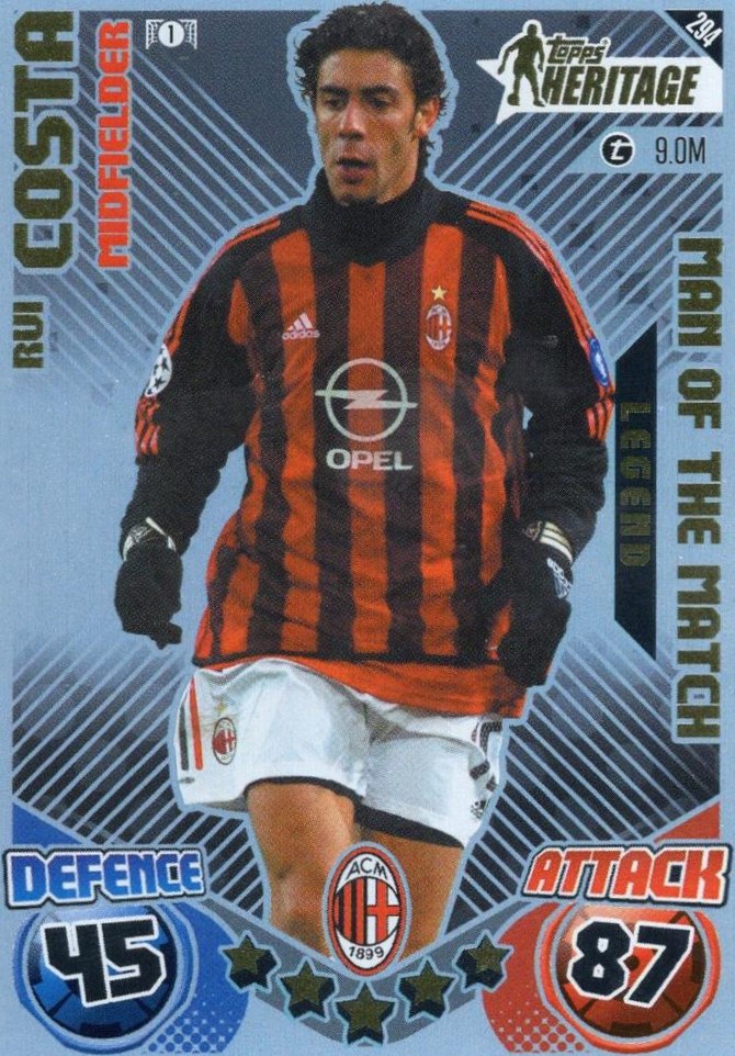 Rui Costa 2024 Topps Match Attax UEFA Club Competitions Extra