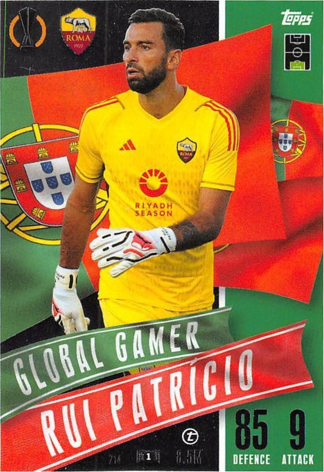 Rui Patricio 2023 Topps Match Attax UEFA Club Competitions Extra