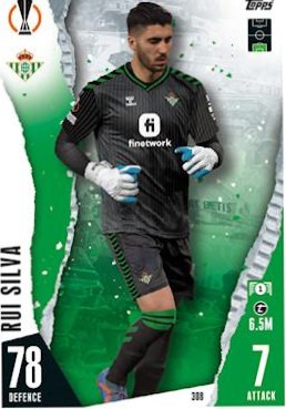 Rui Silva 2023 Topps Match Attax UEFA Club Competitions