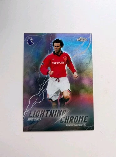 Ryan Giggs 2026 Topps Chrome EPL Lightning Chrome