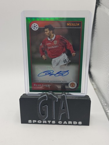 Ryan Giggs 2024 Topps Merlin Chrome Green Refractor /99