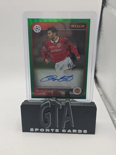 Ryan Giggs 2024 Topps Merlin Chrome Green Refractor /99