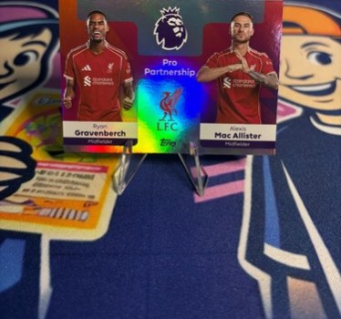 Ryan Gravenberch & Alexis Mac Allister 2025 Topps Premier League /25