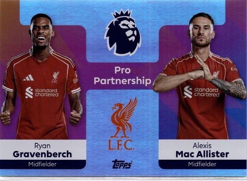Ryan Gravenberch & Alexis Mac Allister 2025 Topps Premier League #371