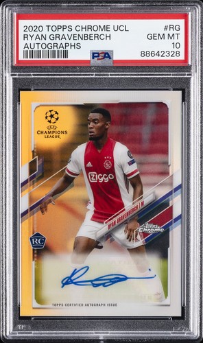 Ryan Gravenberch 2020 Topps Chrome Champions League