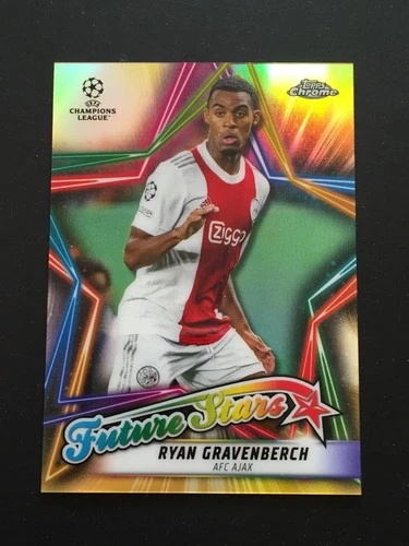 Ryan Gravenberch 2021 Topps Chrome Gold /50