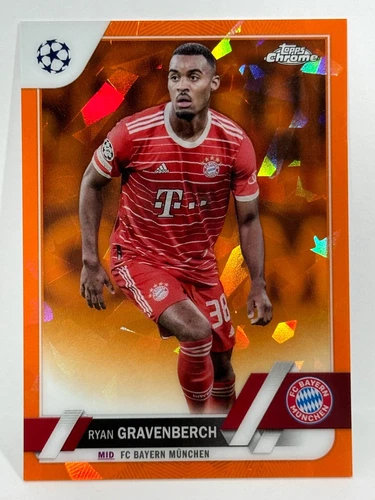 Ryan Gravenberch 2022 Topps Chrome Orange /50