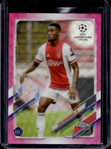 Ryan Gravenberch 2021 Topps Chrome Pink X Refractor /98