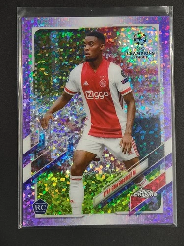 Ryan Gravenberch 2021 Topps Chrome Purple Mini-Diamond /250
