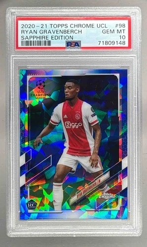 Ryan Gravenberch 2020 Topps Chrome Sapphire