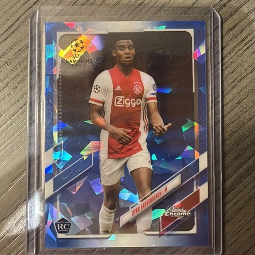 Ryan Gravenberch 2020 Topps Chrome UEFA Sapphire