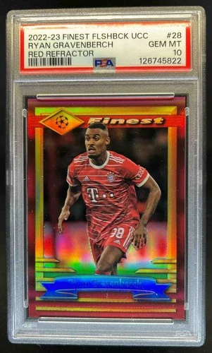 Ryan Gravenberch 2022 Panini Finest Red Refractor /5
