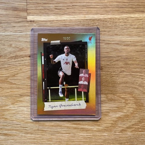 Ryan Gravenberch 2025 Topps Focus Gold /50
