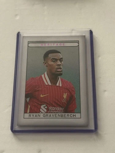 Ryan Gravenberch 2025 Panini Futera Liverpool Heritage 2/2