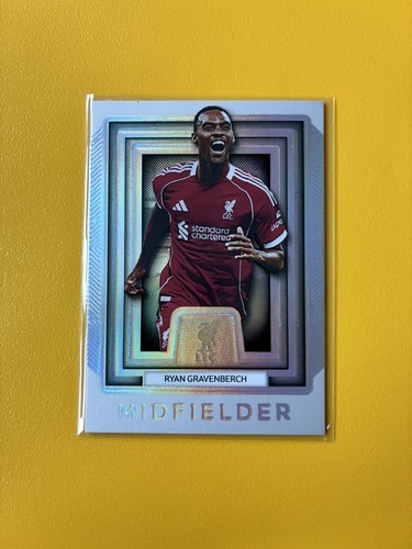 Ryan Gravenberch 2025 Panini Futera Liverpool Platine Platine /35