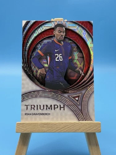 Ryan Gravenberch 2025 Panini Futera Platinum Triumph 1/1
