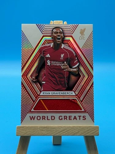 Ryan Gravenberch 2025 Panini Futera Platinum World Greats 5/15