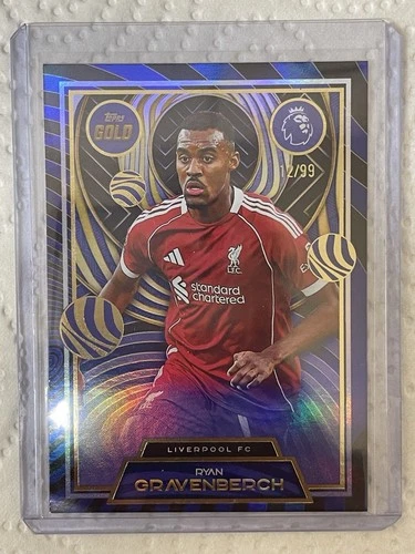 Ryan Gravenberch 2025 Topps Merlin Chrome Gold /99