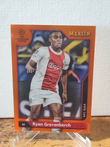 Ryan Gravenberch 2021 Topps Merlin Chrome Orange Mojo Refractor /25
