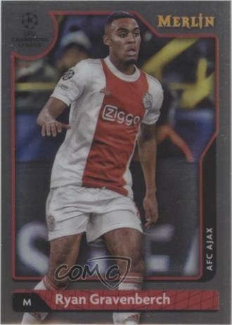 Ryan Gravenberch 2021 Topps Merlin Collection Chrome UCL #149