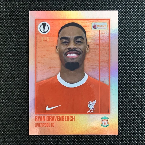 Ryan Gravenberch 2023 Topps Merlin Heritage Red /5