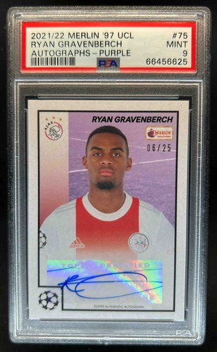 Ryan Gravenberch 2021 Topps Merlin Heritage Viola /25