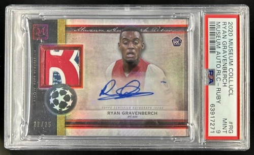Ryan Gravenberch 2020 Topps Museum Ruby /25