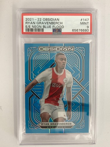 Ryan Gravenberch 2021 Panini Obsidian Blue Flood /12
