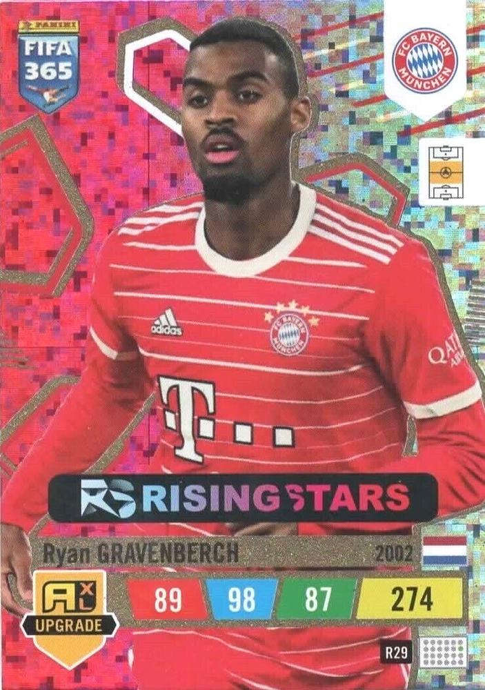 Ryan Gravenberch 2023 Panini Adrenalyn XL FIFA 365 Upgrade