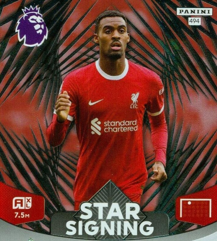 Ryan Gravenberch 2024 Panini Adrenalyn XL Premier League
