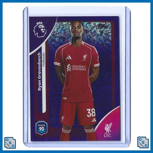 Ryan Gravenberch 2026 Topps Premier League 108/199