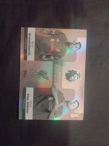 Ryan Gravenberch 2025 Topps Premier League /75