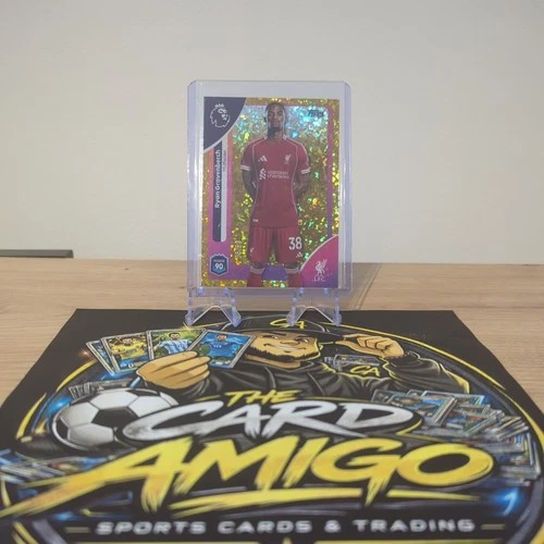 Ryan Gravenberch 2026 Topps Premier League Gold Sparkle 35/50
