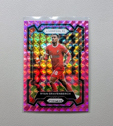 Ryan Gravenberch 2024 Panini Premier League Prizm Pink Mosaic Prizm