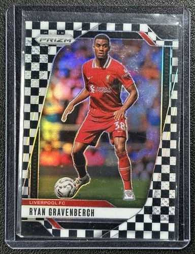 Ryan Gravenberch 2024 Panini Prizm Black and White Checker #49