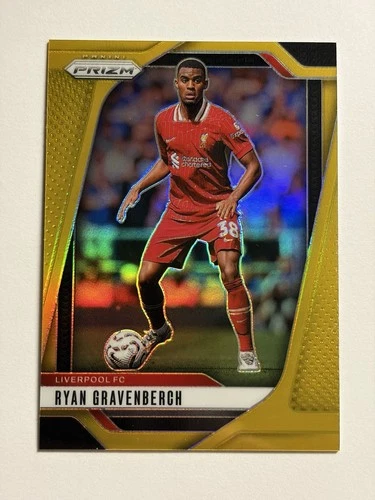 Ryan Gravenberch 2024 Panini Prizm Premier League Gold Refractor /10